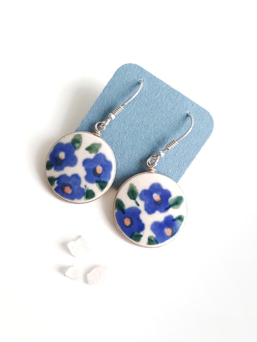 kolczyki ceramiczne Kolczyki ceramiczne Bolesławiec