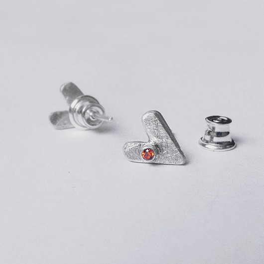 kolczyki srebrne Kolczyki srebrne SERDUSZKO