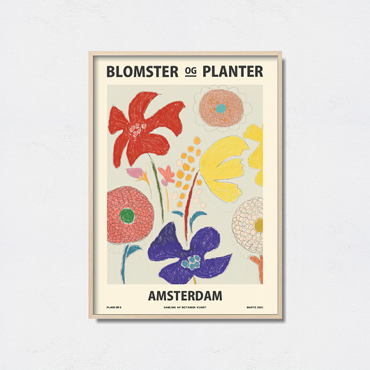 plakaty Plakat botaniczny "Amsterdam"