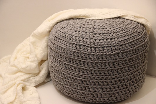 Puf dziergany IDEAL PATTERN Motilove