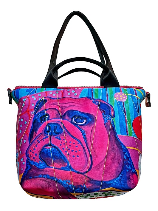 torebki do ręki Art MIMA bag SHORT & Oksana Chumakova print