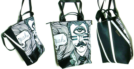 1251 art MIMA bag UNI & Marcin Painta print MIMAbags