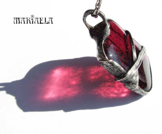 MAGIA SZKŁA amarant MARIAELA