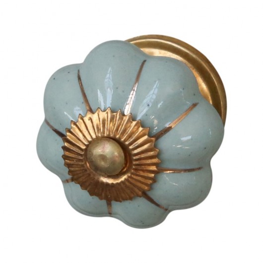 Gałka meblowa Fleur zielona MIA home