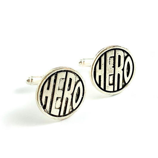 spinki do mankietów SPINKI - MY hero - bohater