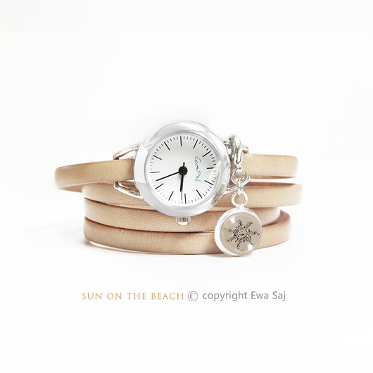 Taniej o 12 % Sun on the beach  -zegarek Ewa Saj Fotografie