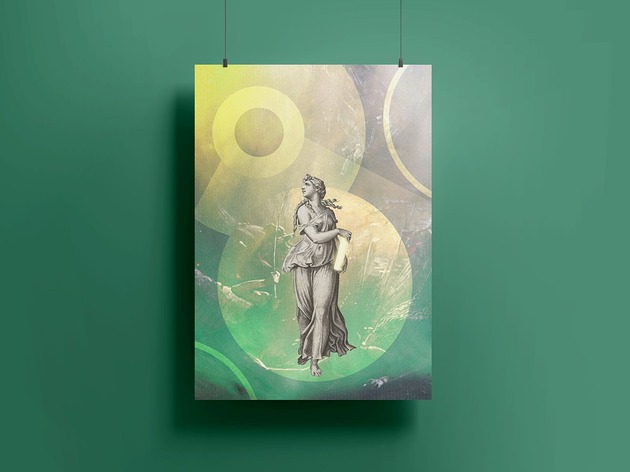 grafiki i ilustracje Plakat - kolaż - Time To Leave - A4