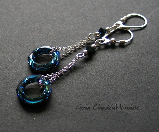 kryształ Swarovski bermuda blue Gosia Chruściel-Waniek