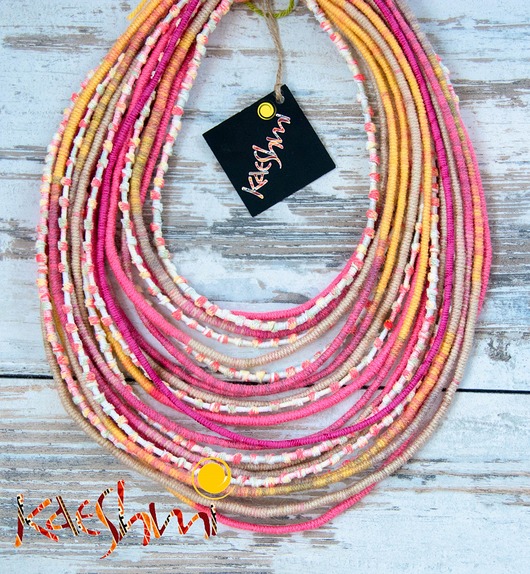 Ilipanda - naszyjnik MAASAI, tribal Kaeshmi