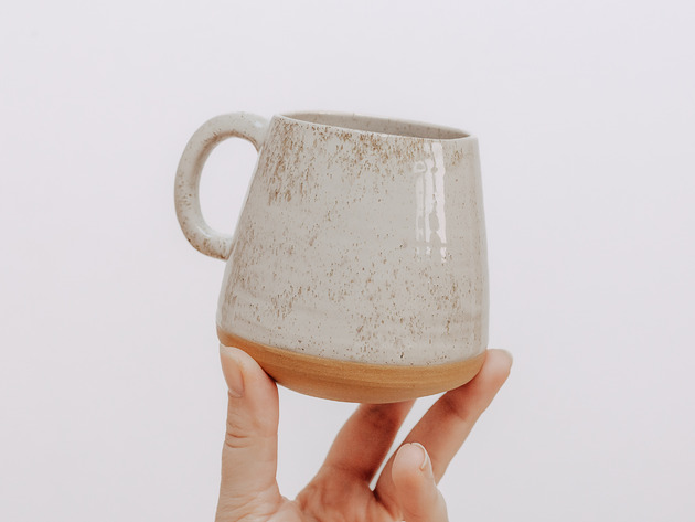 kubki Prosty Większy Kubek (400ml) - Piasek