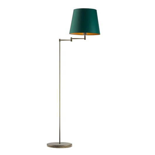 lampy podłogowe Lampa stojąca z regulowanym ramieniem do czytania w salonie ASTI GOLD