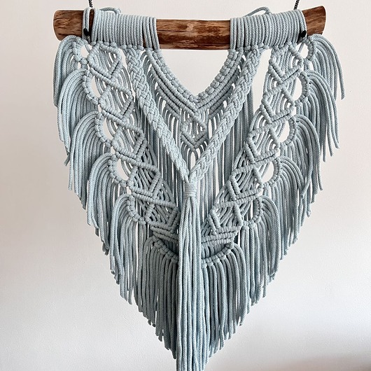 makramy Makrama Baby Blue