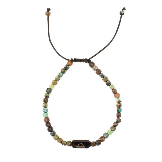 biżuteria męska Męska bransoletka z kamieniem podróżników