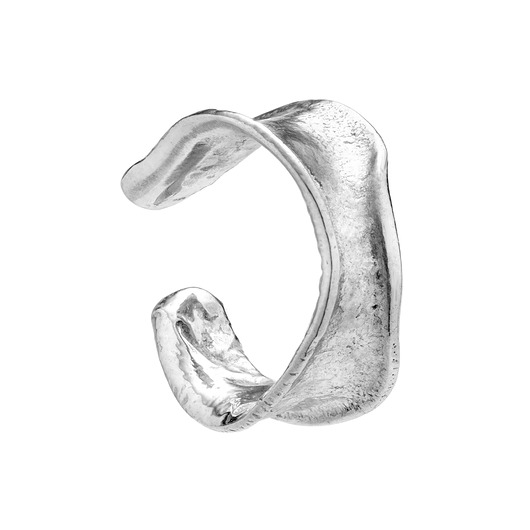 nausznice Srebrna nausznica MOON