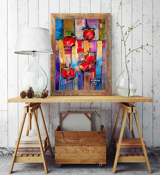 Na stole - plakat 50x70 cm Katarzyna Radzka