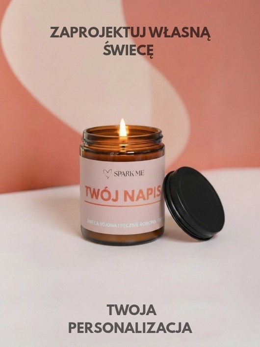 świece zapachowe Świeca z Twoim napisem 250 ML