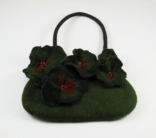 Jedwabnofilcowa Torebka: Living Bag filcant