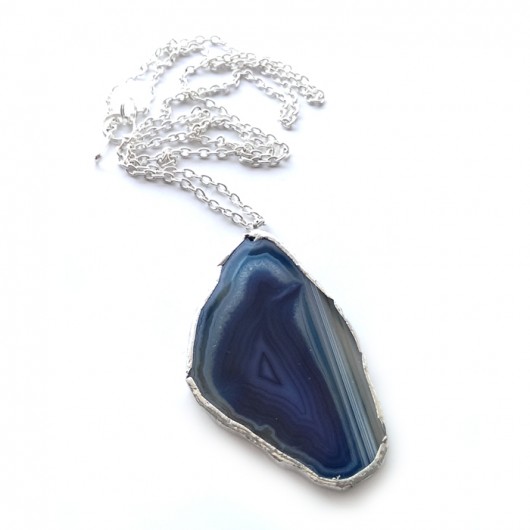 Agate Necklace / granatowy Monika Roth