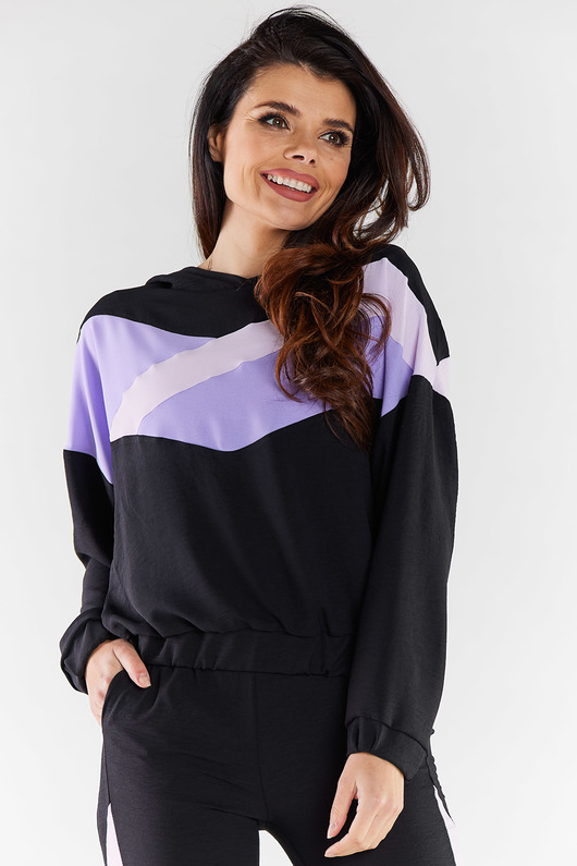 bluza z kapturem damska Bluza B497