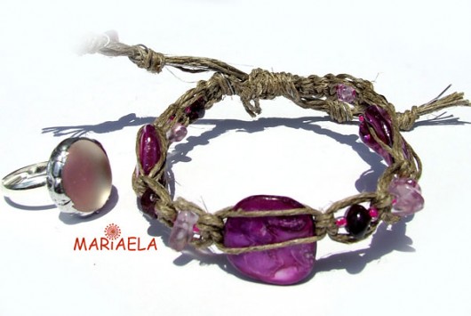 KOMPLET FIOLET + ROSA MARIAELA
