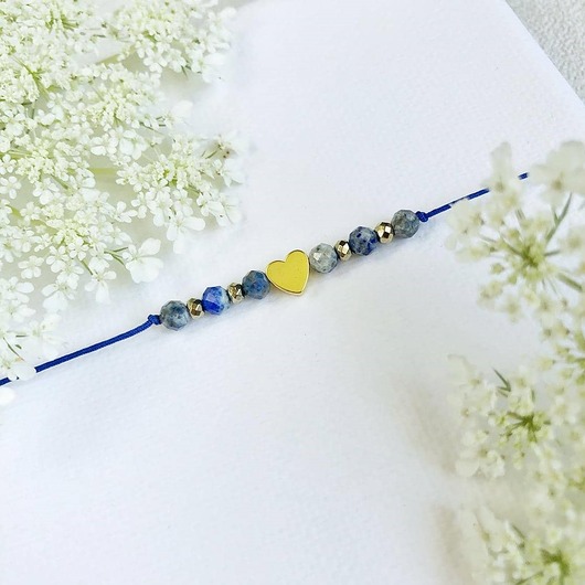 bransoletki z kamieni naturalnych Bransoletka Lapis Lazuli Mądrość