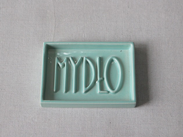 mydelniczki Mydelniczka ceramiczna MYDŁOniczka miętowa