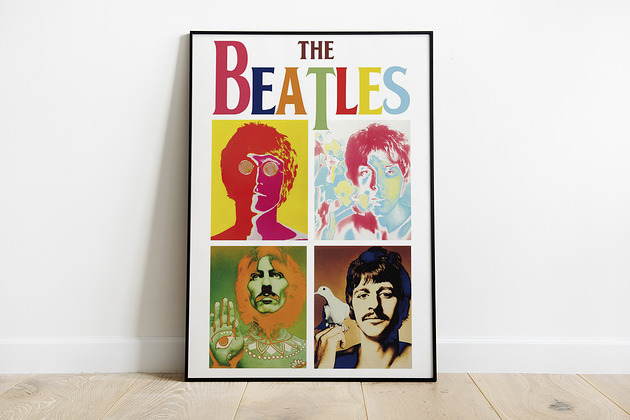 The Beatles- plakat koncertowy Pas De LArt