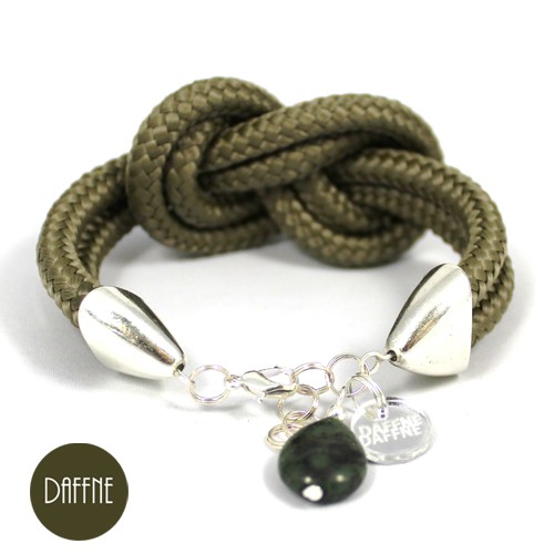 Bransoletka Green Loop Rope LOVINA PRINTS