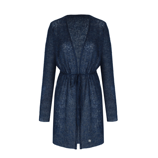 lekki sweter mgła z paskiem Helen 2 granat YOU by Tokarska
