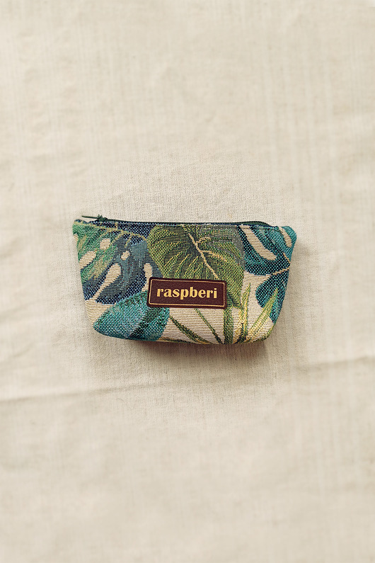 kosmetyczki MINI kosmetyczka żakardowa monstera
