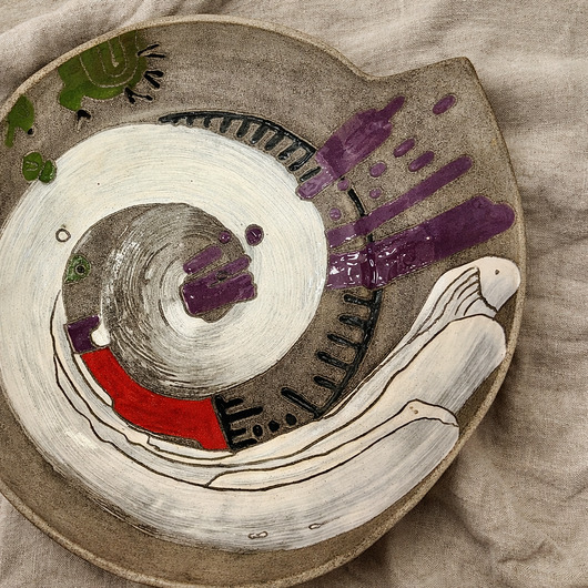 miski i misy Misa patera - seria Wyobraźnia - Artystyczny Obiekt użytkowy