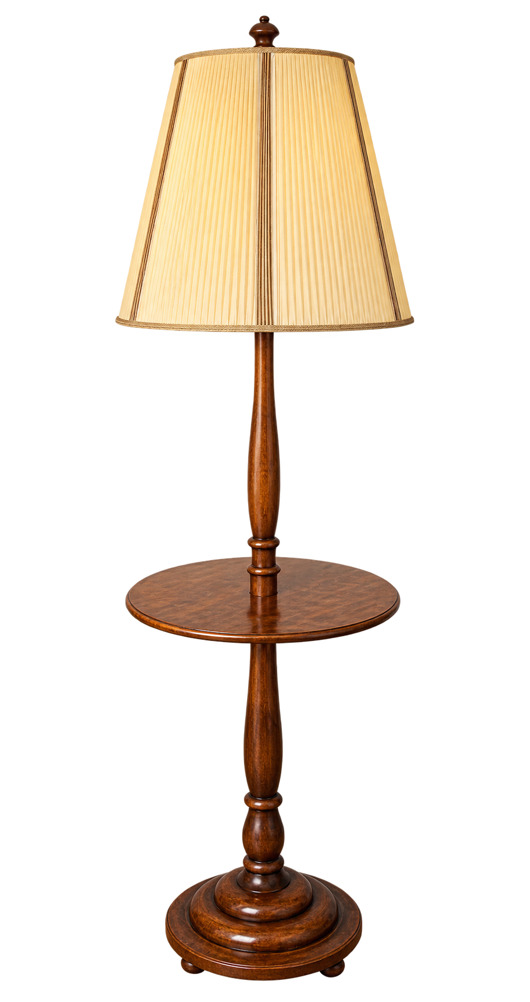 lampy podłogowe Lampa podłogowa ze stolikiem Modern,lata 40.