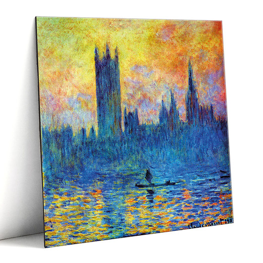 magnesy Parlamet w Londynie zimą - C. Monet - magnes