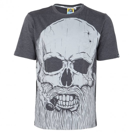 Szary T Shirt Czacha  The Urban Beard