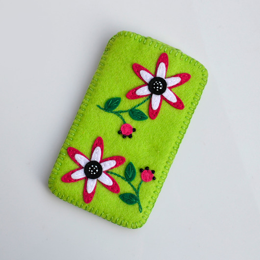 Etui na telefon Kwiaty Tulis