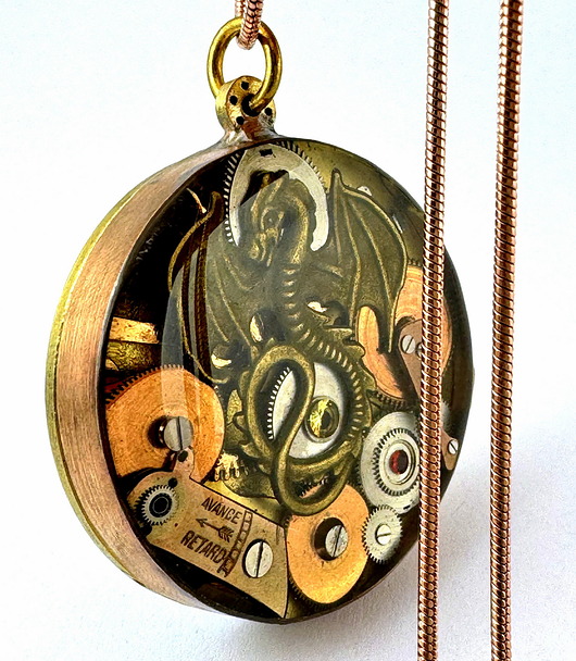 wisiory WISIOR DWUSTRONNY - DRAGON GOLDEN BEAST (unikat)