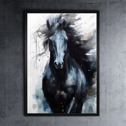 plakaty Portret konia 4 - grafika na plakacie