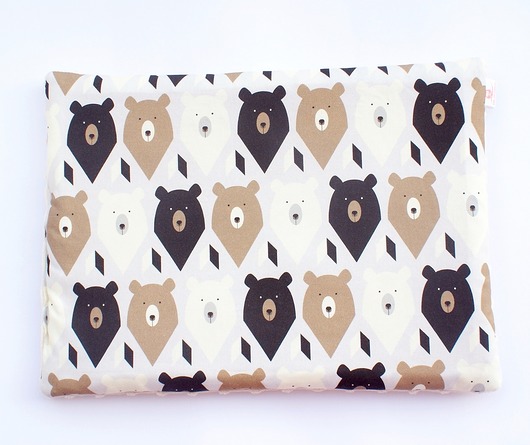 Poduszka płaska 30x40 cm Misie Owl on cotton