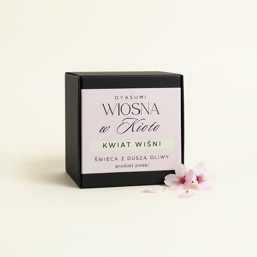 świeczniki i świece Wosk zapachowy do kominka Wiosna w Kioto