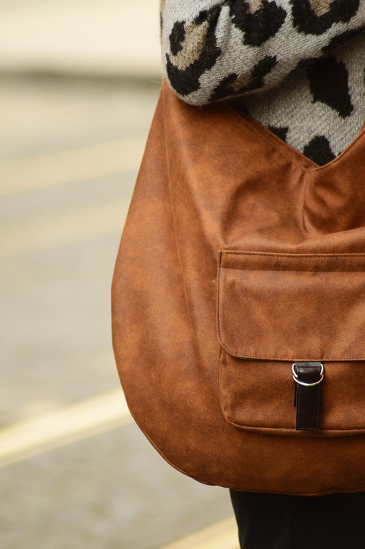 torby XXL Hobo  Kamel