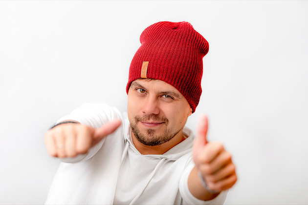 czapki i kapelusze męskie Hill wywijana lub przedłużana czapka unisex- La Vitta Per Te