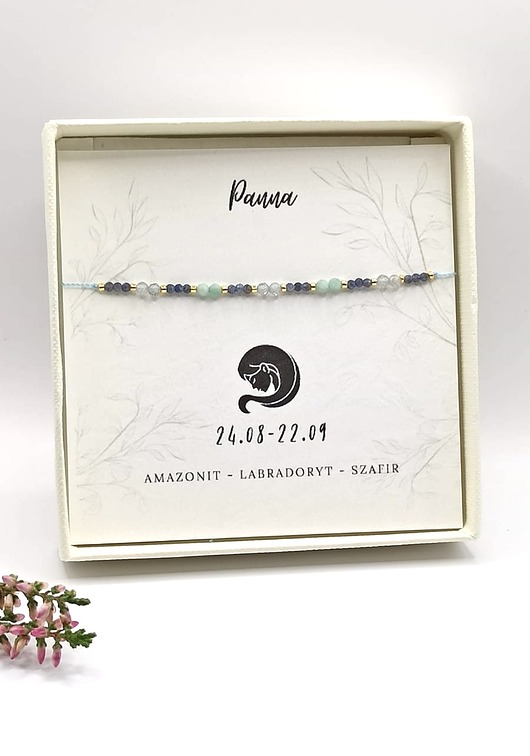 bransoletki z kamieni naturalnych Bransoletka zodiakalna Panna