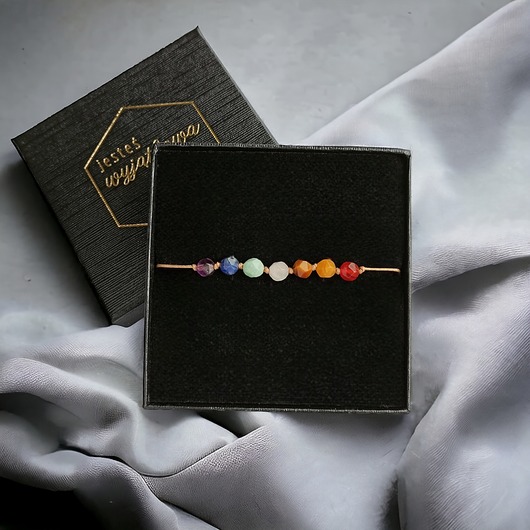 bransoletki z kamieni naturalnych PREMIUM - chakra bracelet : wszystkie czakry