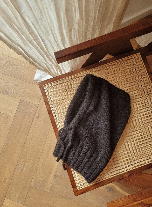 czapki damskie Balaclava z alpaki i jedwabiu
