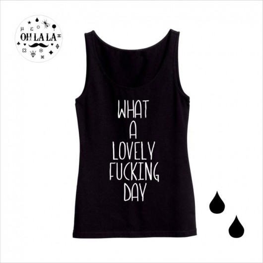 Lovely day!_black version-top Oh La La