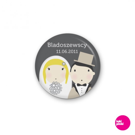 komplet ślubnych inkipinki