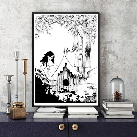 Budować coś razem... art print a4 Parallel World