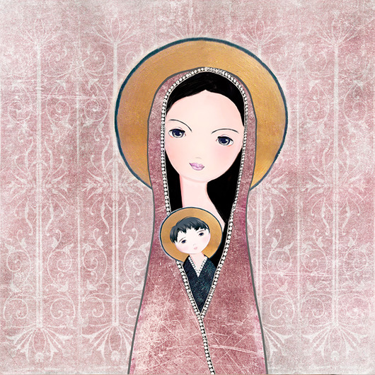 grafiki i ilustracje Madonna Koralowa - Grafika