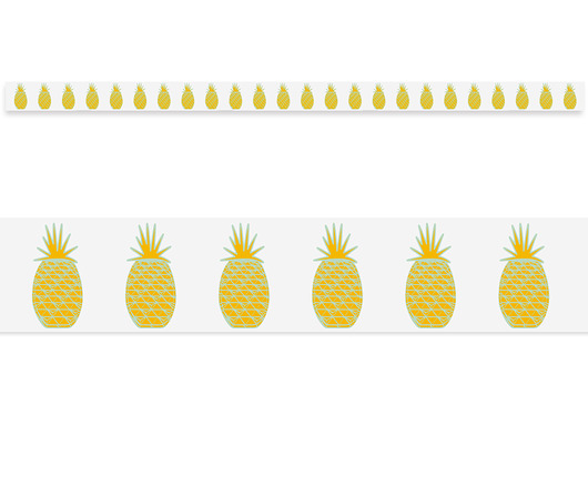 Tapeta Border ścienny Pineapples Yellow Humpty Dumpty Room Decoration