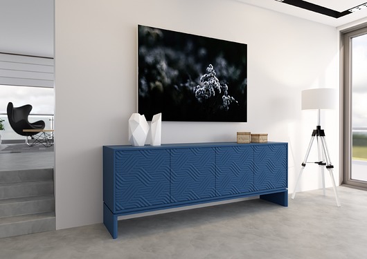 komody i szafki Designerska komoda ABATO 200-Z  Blue